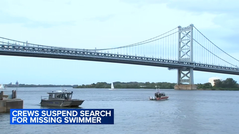 Search suspended after man reported missing in Delaware River in Philadelphia