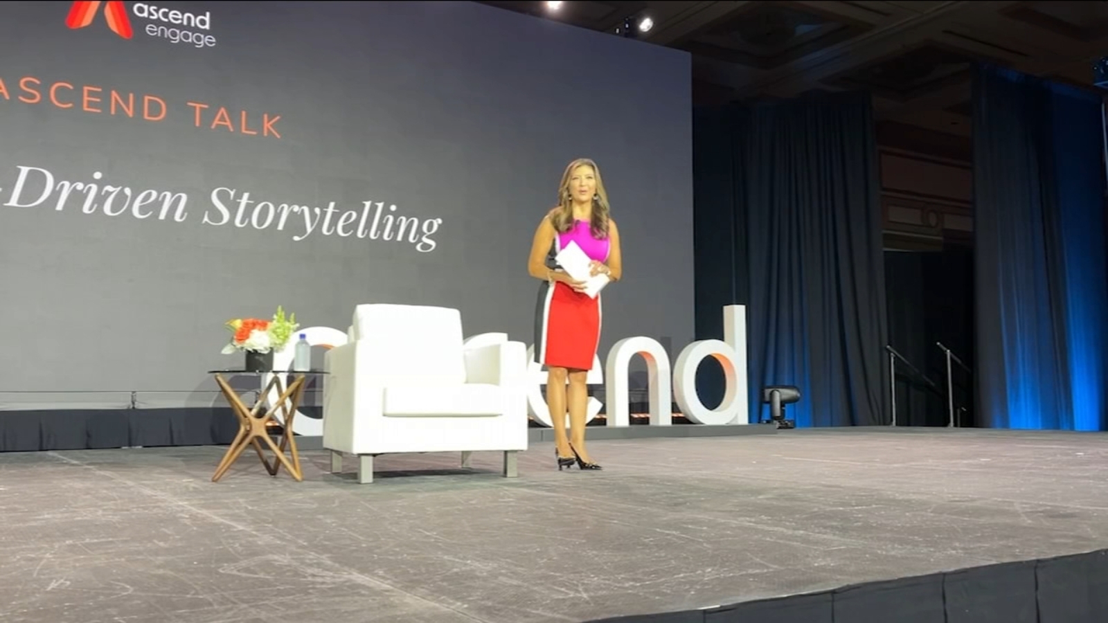 Margot Kim moderating at Ascend Conference in Las Vegas