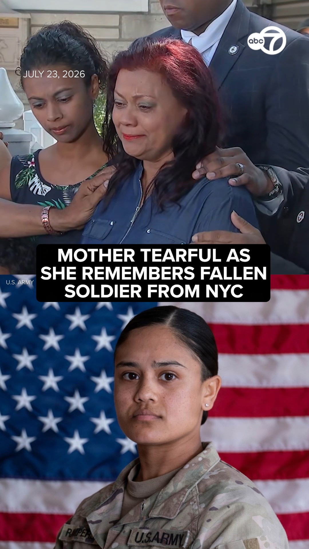 Mother tearful as she remembers fallen soldier from NYC