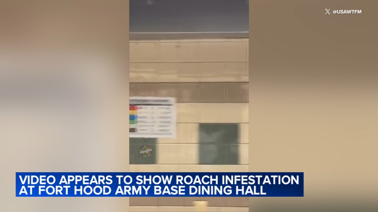 One of the Army's largest bases closes a dining facility after roach infestation