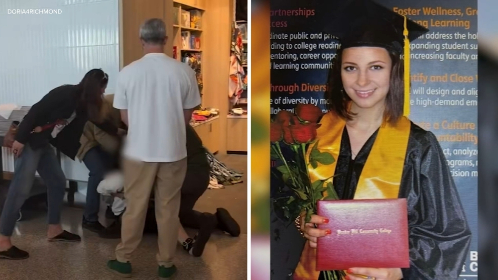 Video shows ICE agents detaining Ukrainian woman at SFO