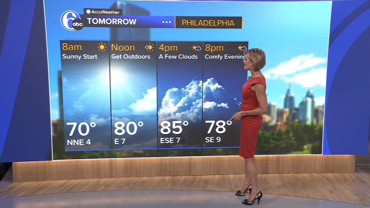 AccuWeather: Very comfortable night with mostly clear skies