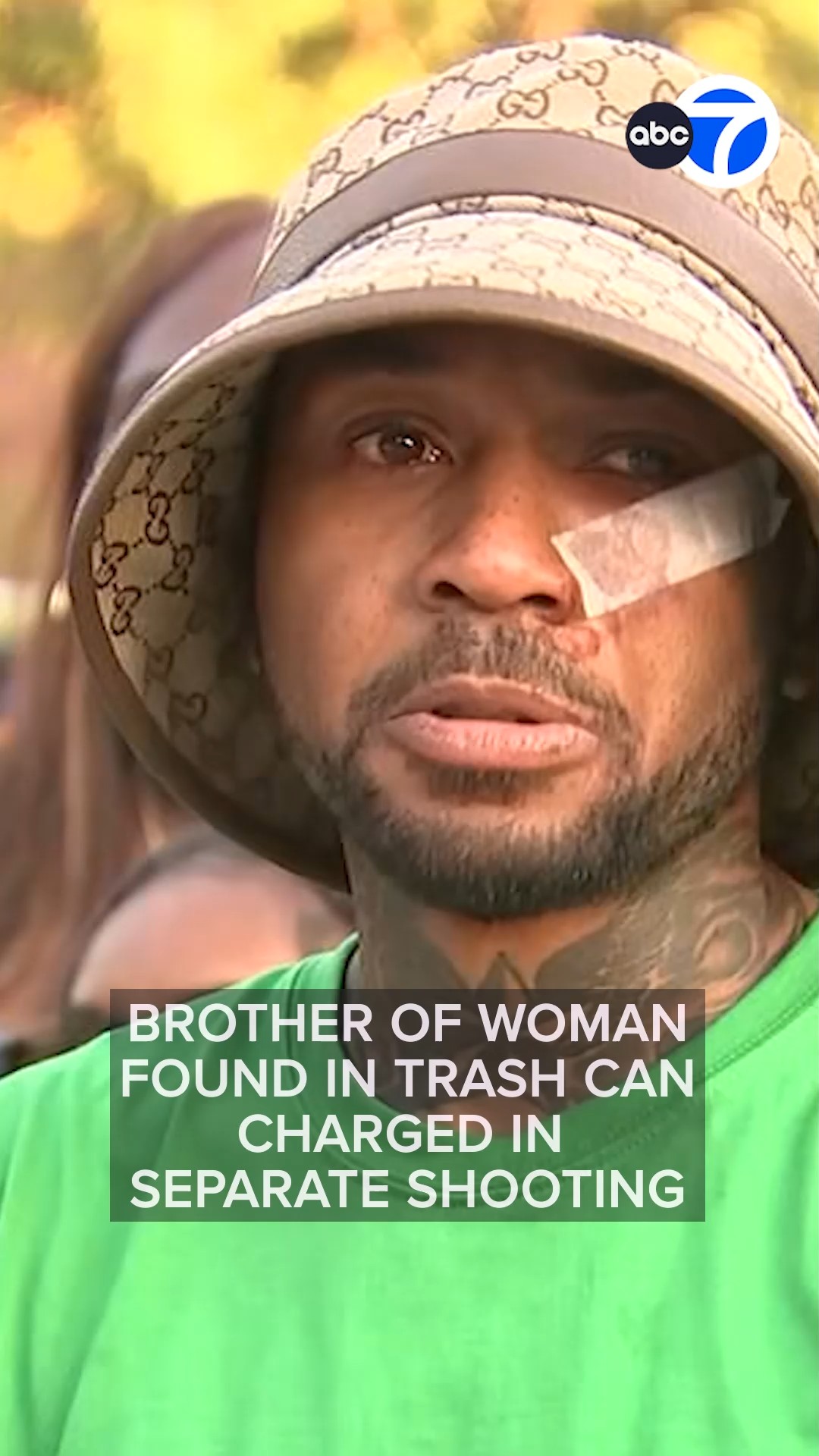 Brother of woman found in trash can charged in separate shooting
