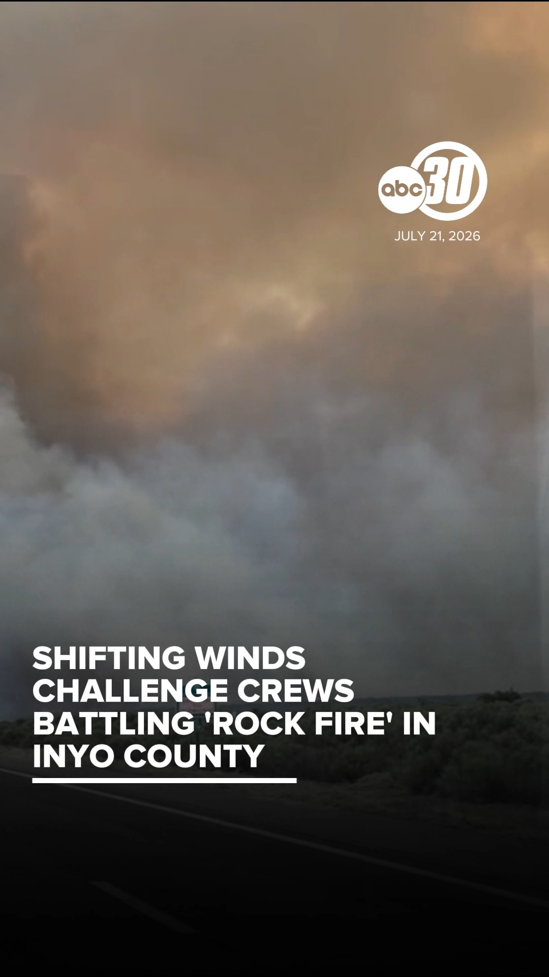 Shifting winds challenge crews battling Rock Fire in Inyo County