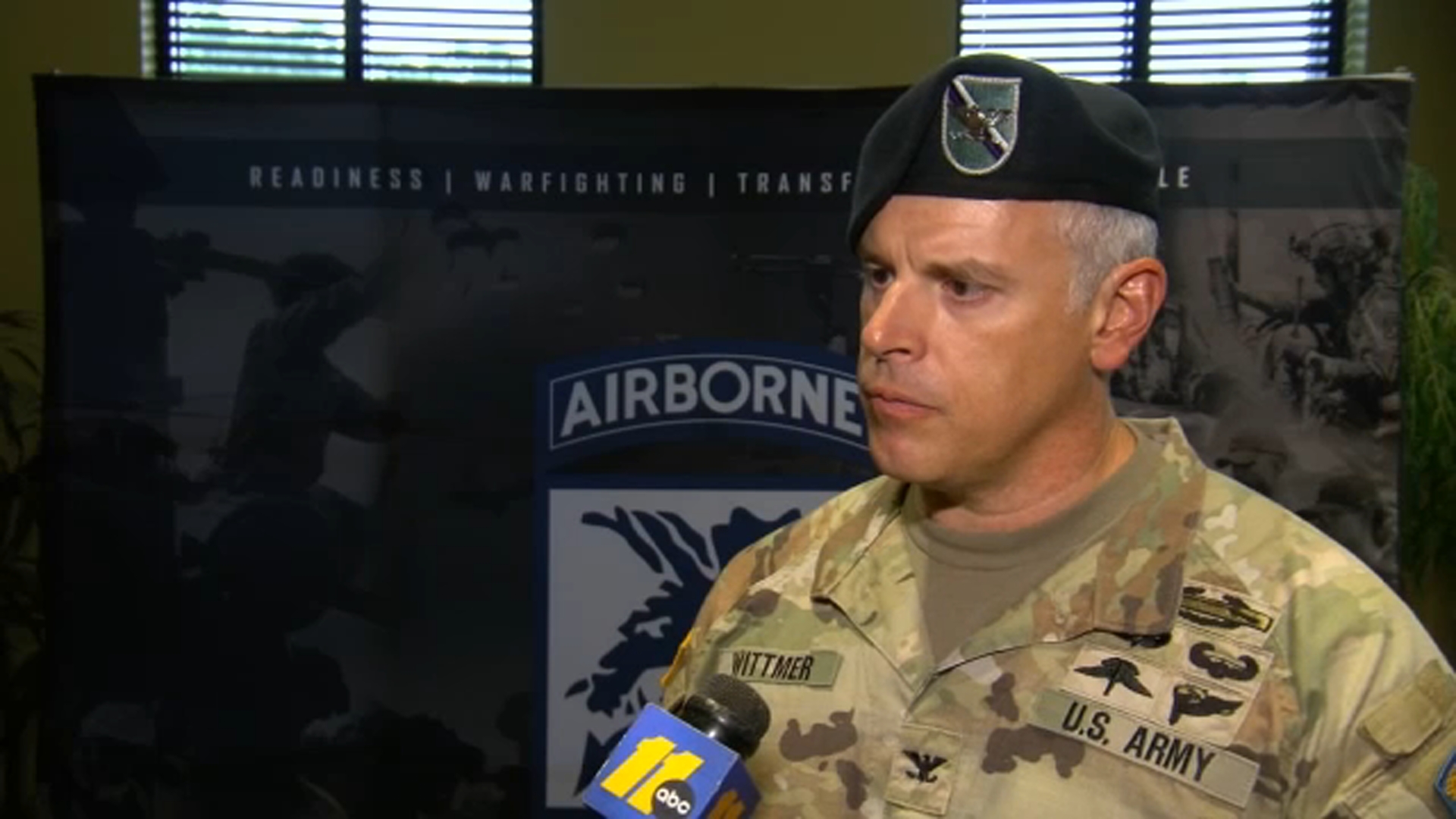 Colonel Luke Wittmer, July 24, 2026
