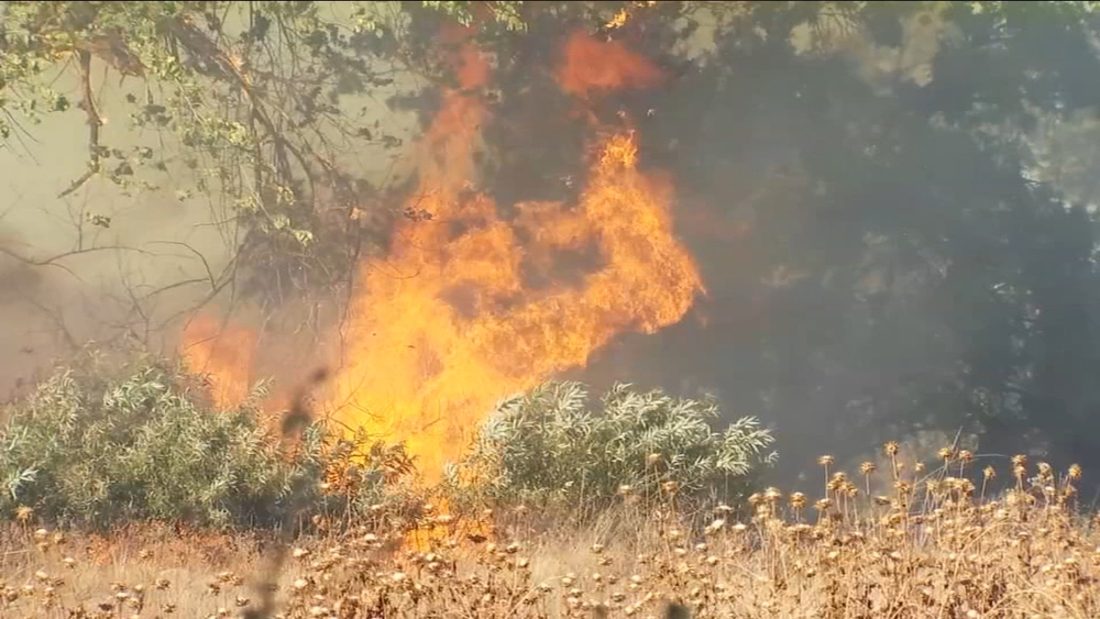 Evacuation orders issued as 'Fields Fire' burns in Merced County