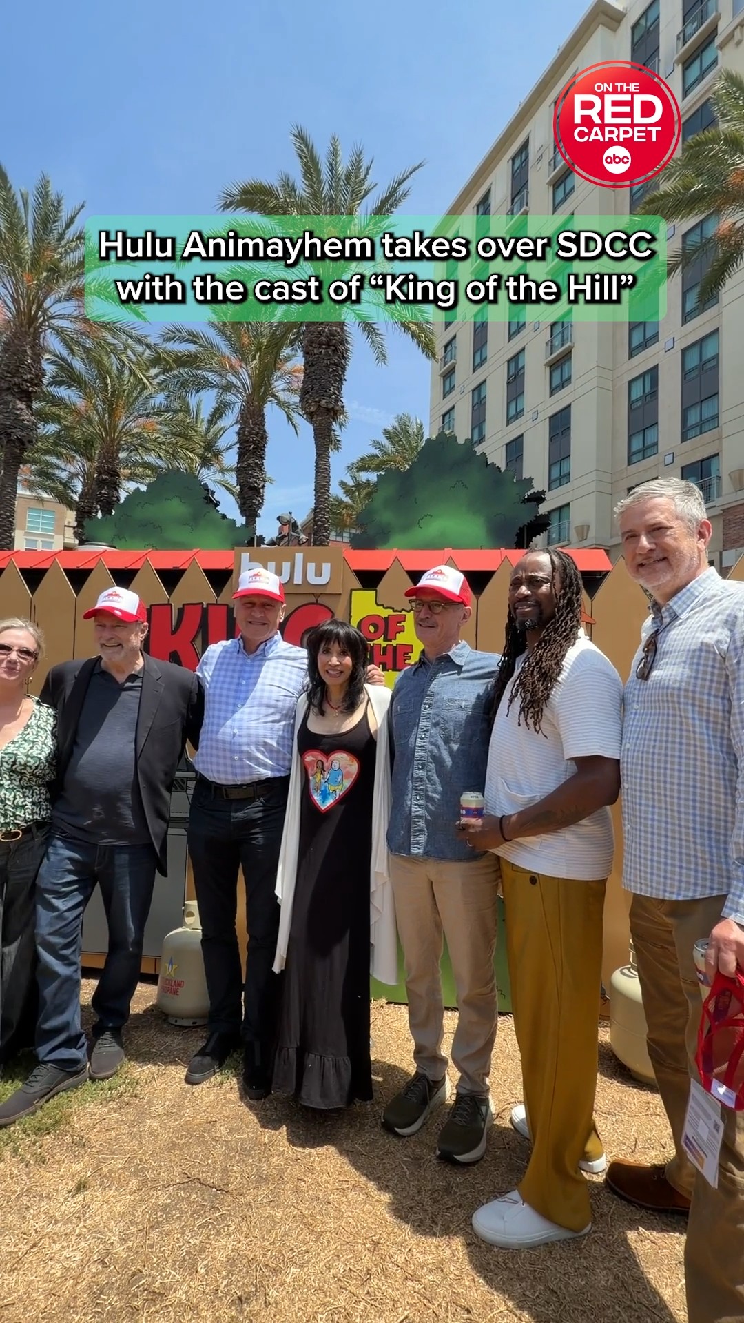 'King of the Hill' stars visit Hulu Animayhem experience at SDCC!