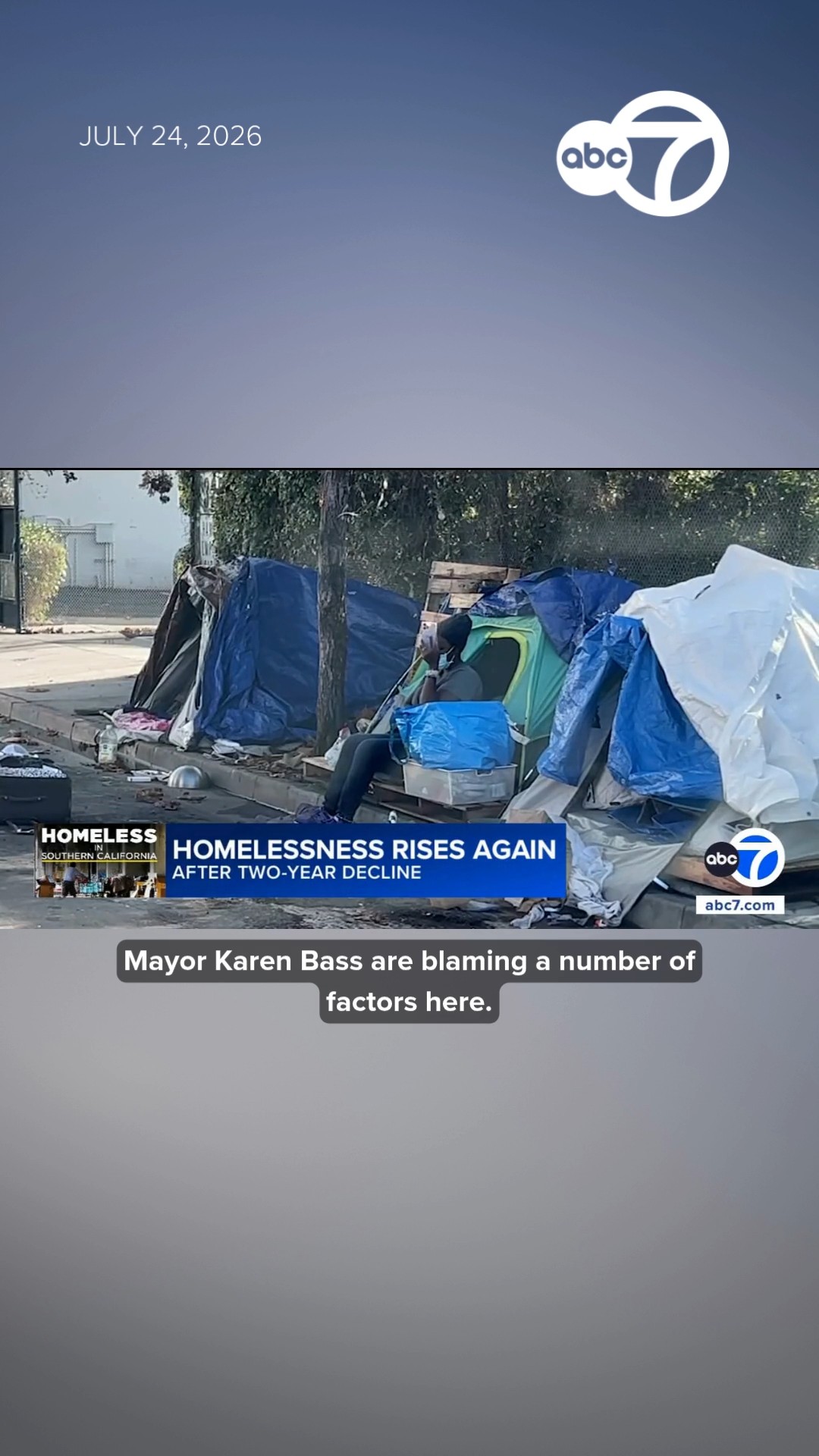Homelessness in LA rises again after 2-year decline