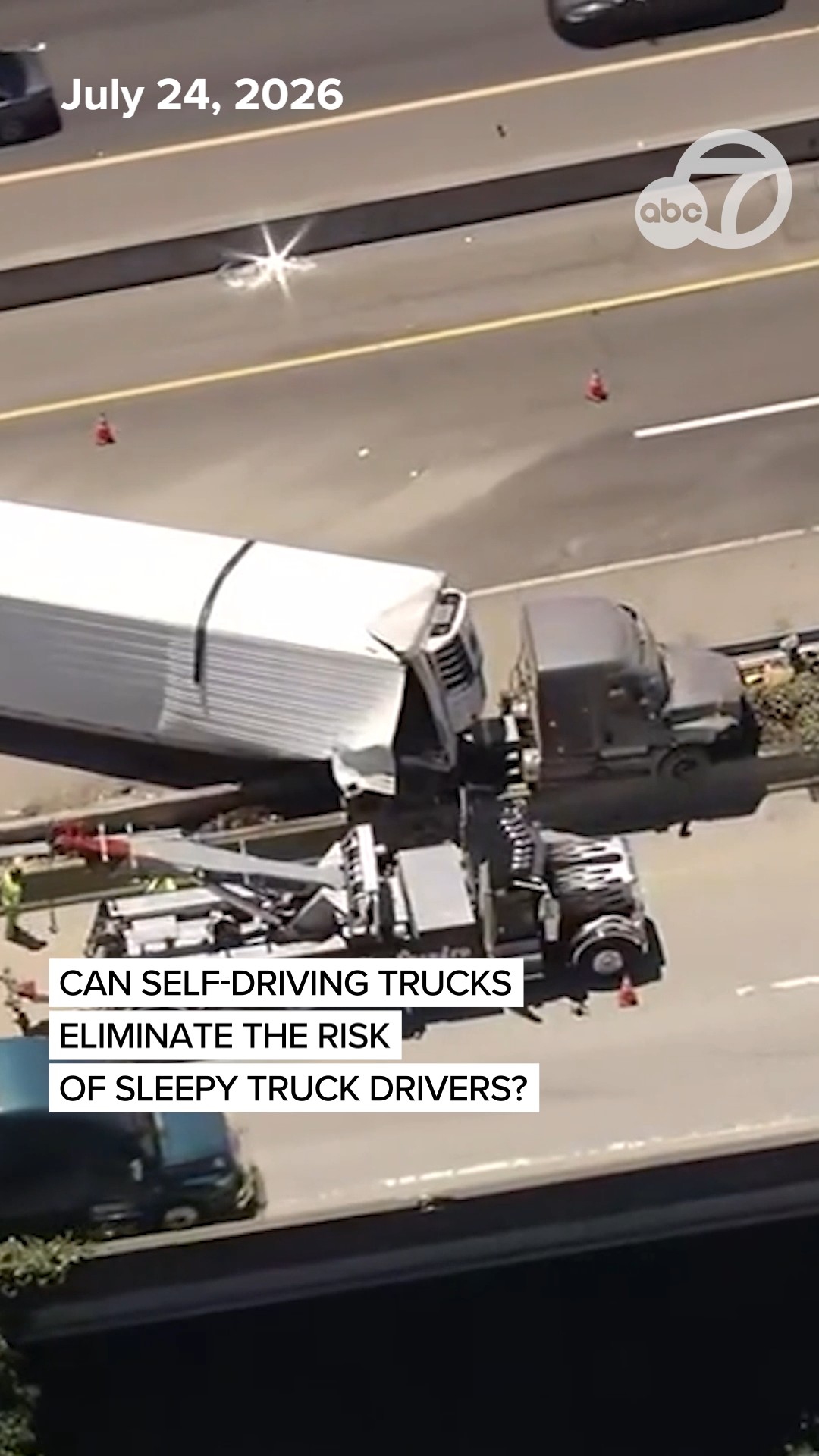Can self-driving trucks solve the danger of sleepy drivers?