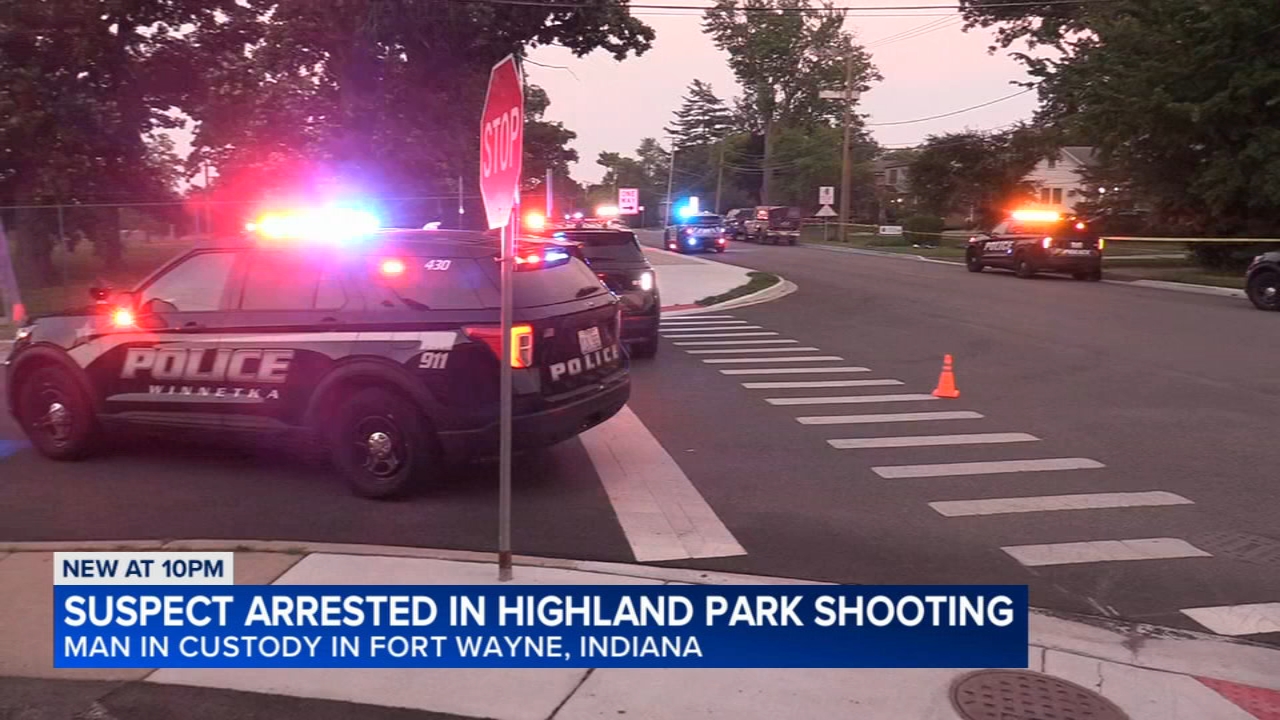 Suspect in Highland Park shooting arrested in Indiana: officials