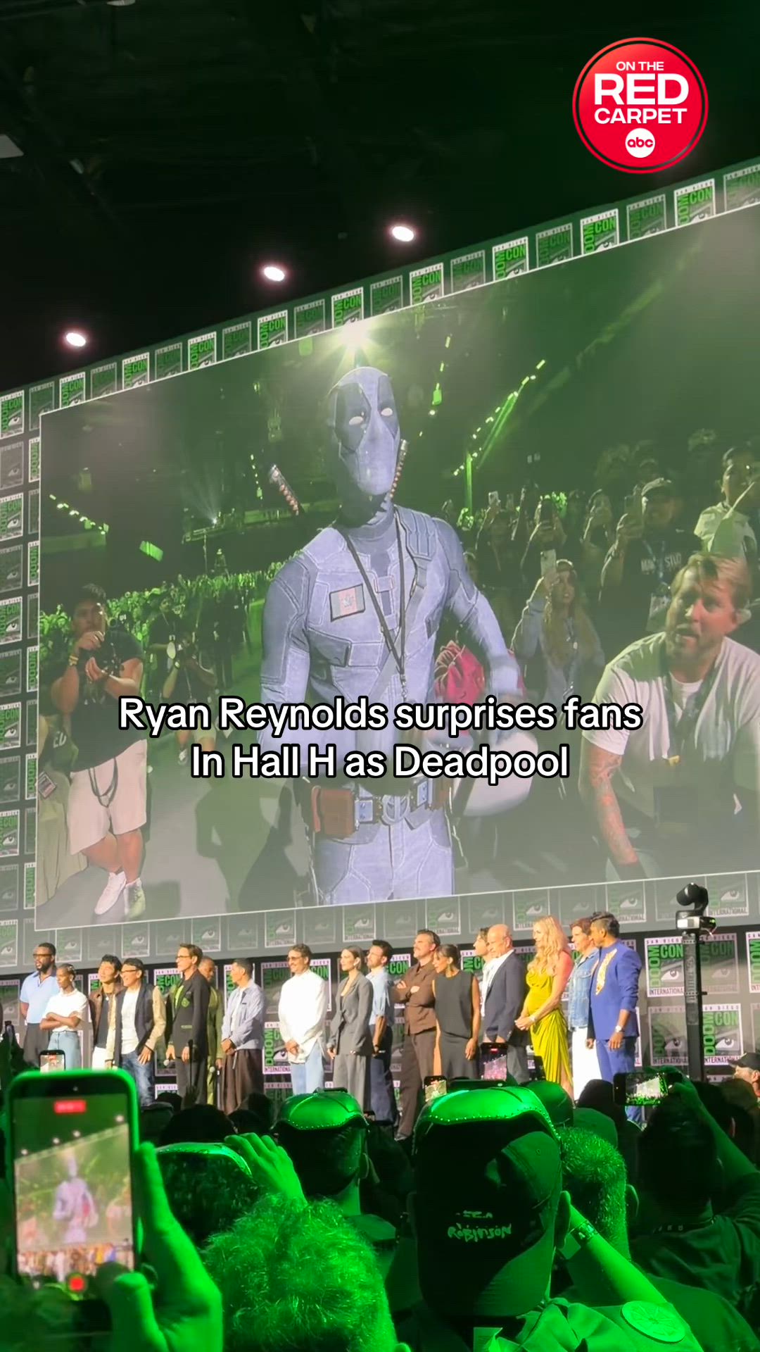 Ryan Reynolds surprises fans at SDCC as Deadpool