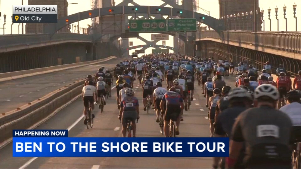 More than 2,000 cyclists take part in the Ben to the Shore Bike Tour