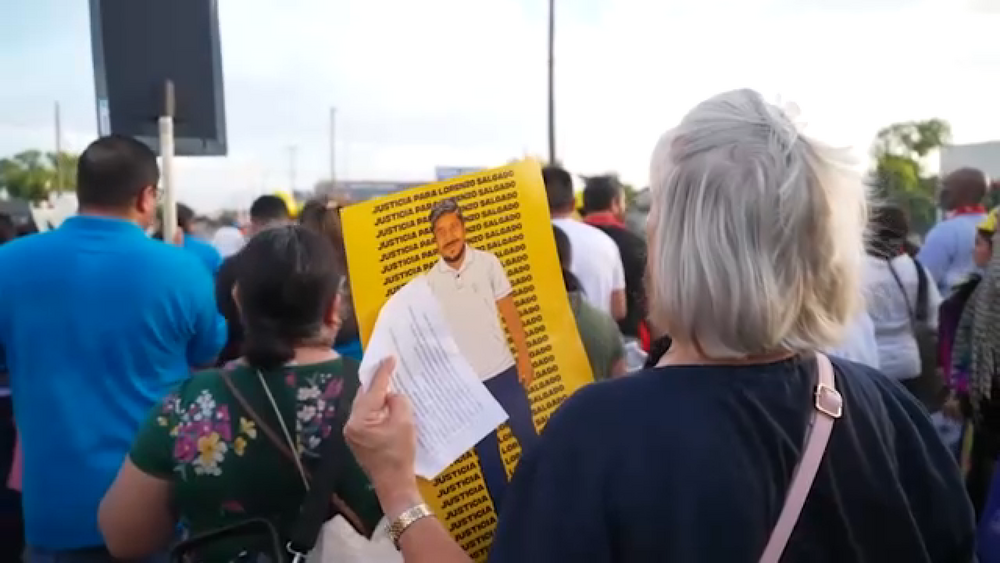 Procession and vigil held in Magnolia Park to honor Lorenzo Salgado