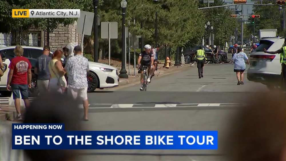 More than 2,000 cyclists take part in the Ben to the Shore Bike Tour