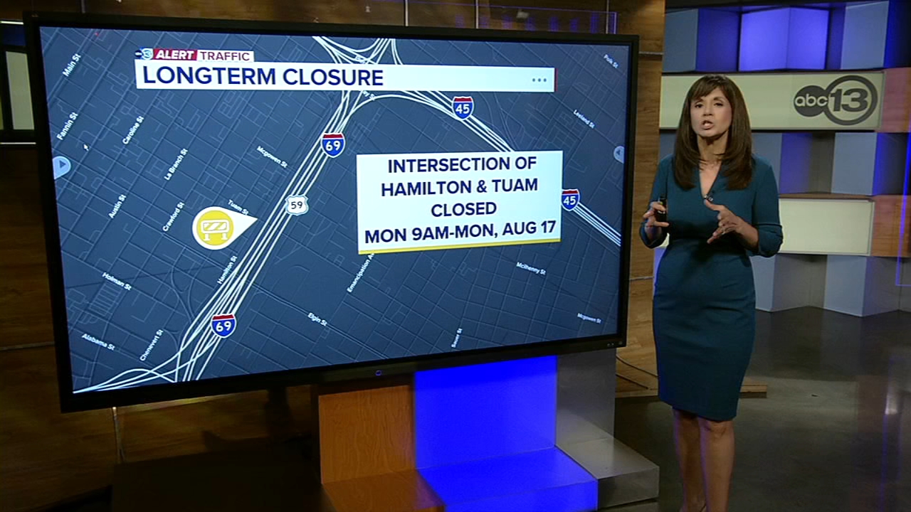 Intersection of Hamilton, Tuam to close until mid-August: TranStar