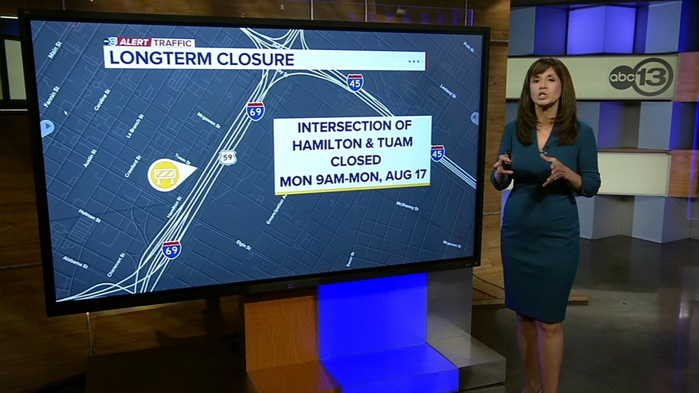 Intersection of Hamilton, Tuam to close until mid-August: TranStar