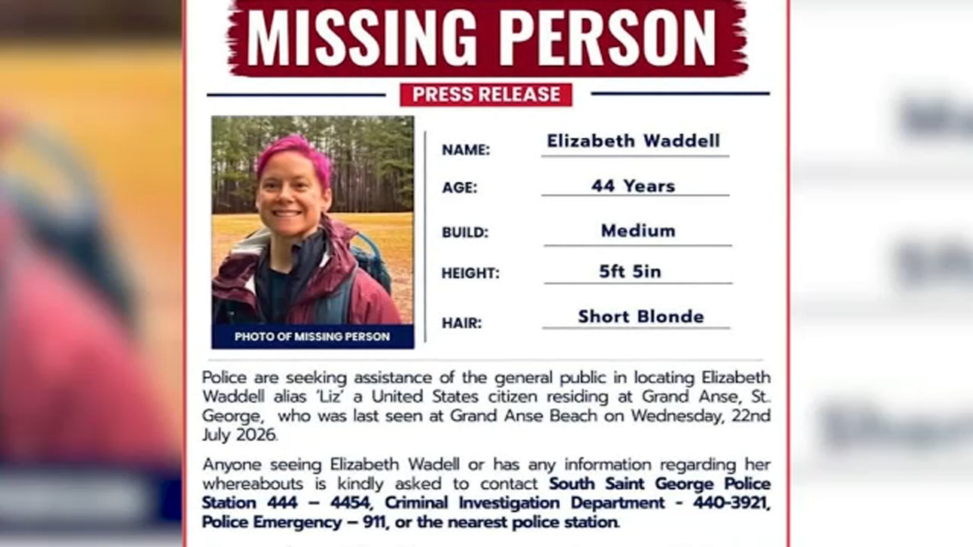 Elizabeth 'Liz Waddell'