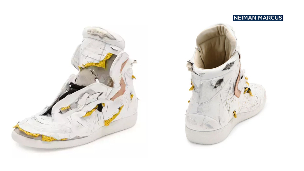 These Maison Margiela 'destroyed' shoes cost $1,425
