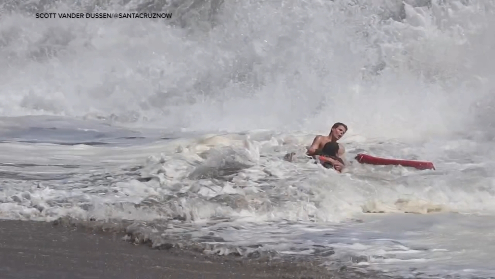 Heart-pounding video shows intense rescue in Santa Cruz County