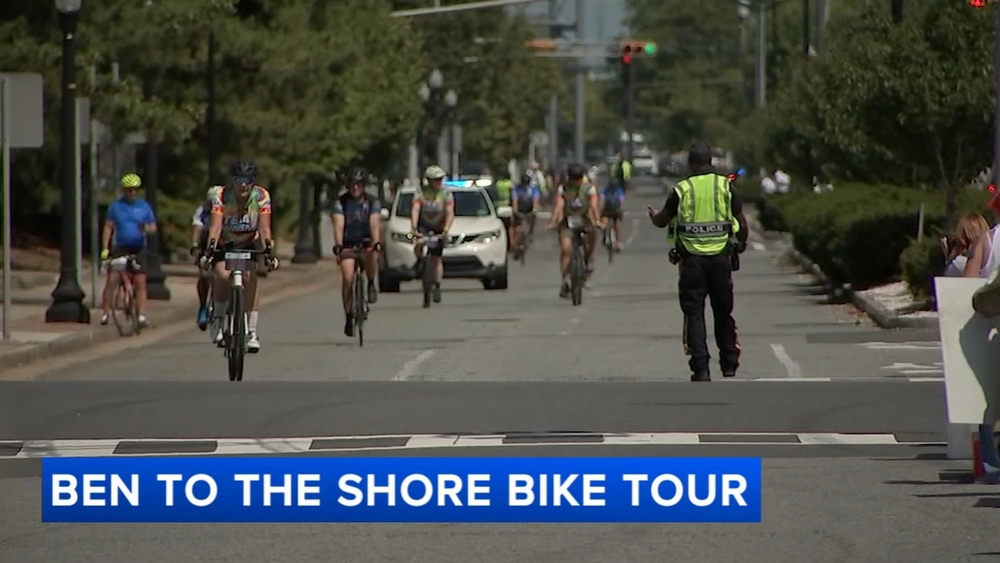 More than 2,000 cyclists take part in the Ben to the Shore bike tour