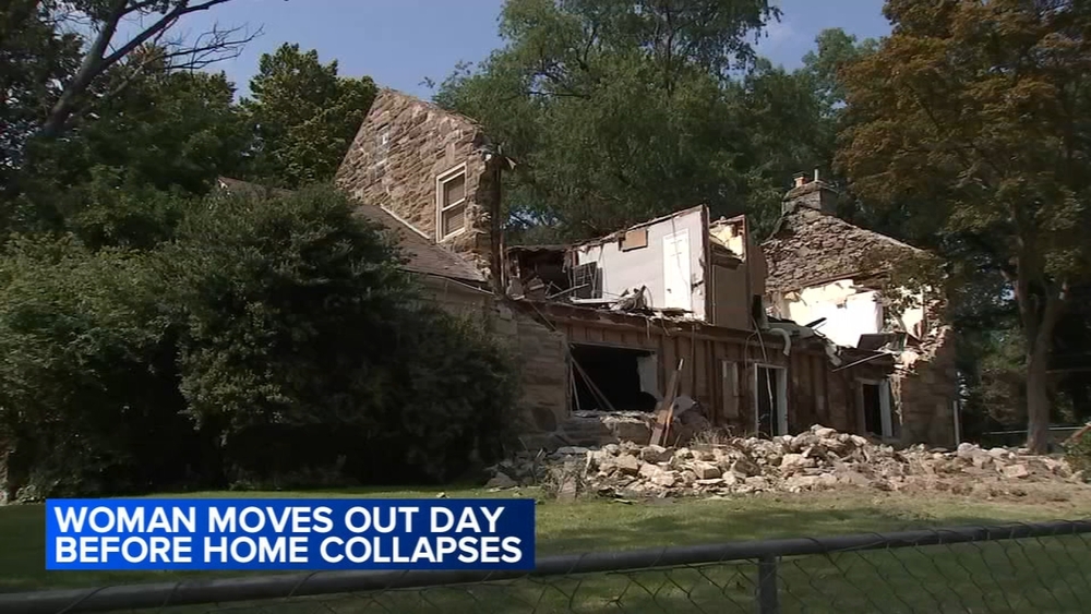 Home collapses hours after resident moved out over safety concerns
