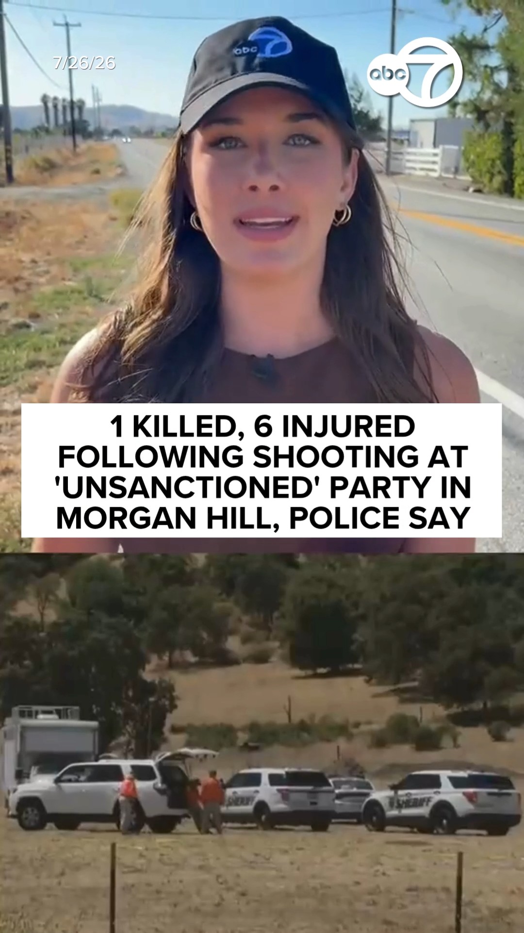 1 killed, 6 hurt following shooting at party in Morgan Hill: police