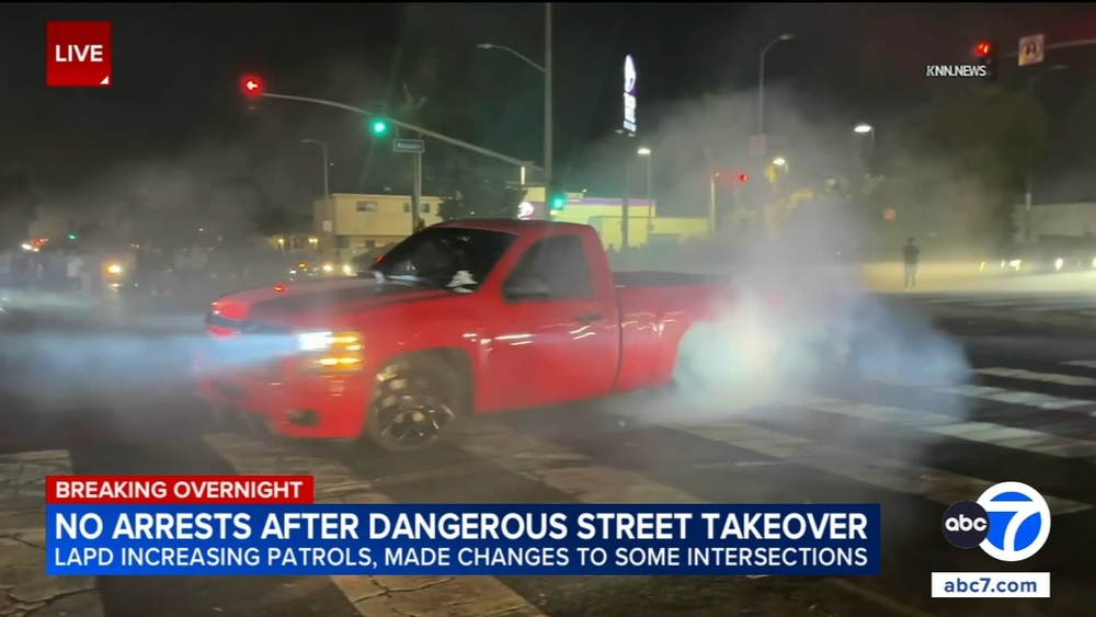 Watts, Northridge see dangerous street takeovers overnight