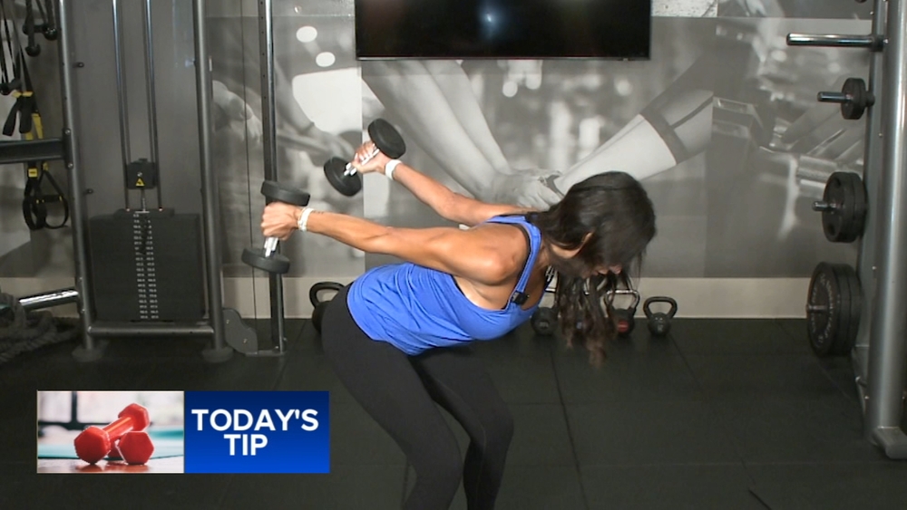 Fitness Tip: Upper body workout using light hand weights