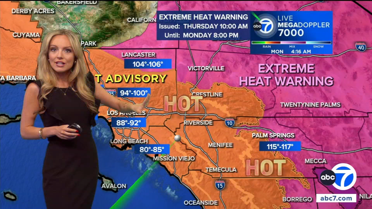 Slight relief to move into SoCal before another round of extreme heat