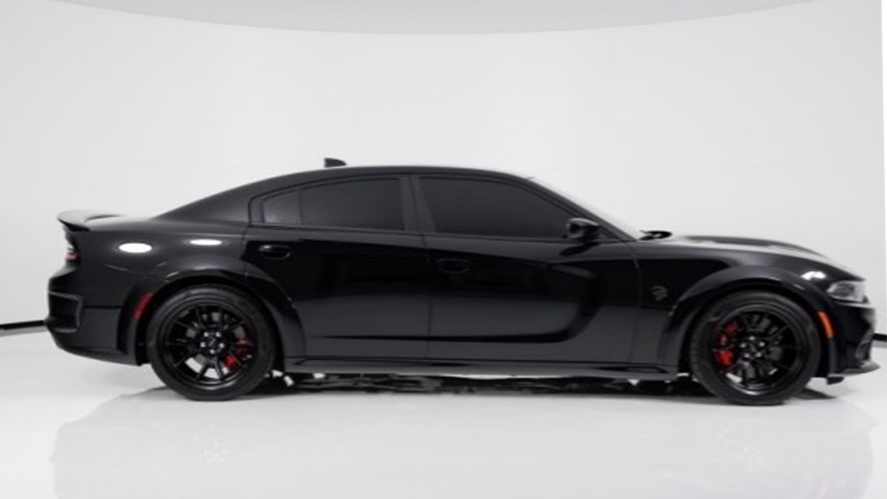Pictured: A Dodge Charger similar to the vehicle being sought for a fatal hit-and-run in the Eastwick section of Philadelphia.