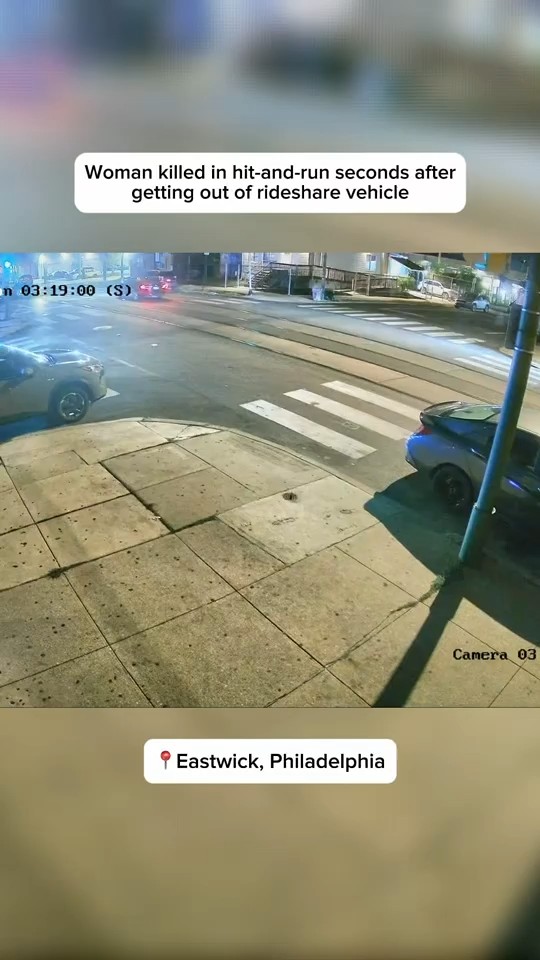 Woman struck, killed seconds after getting out of rideshare