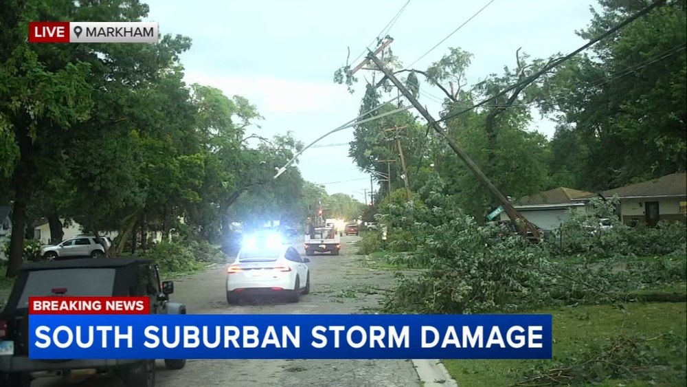 Widespread damage in Markham
