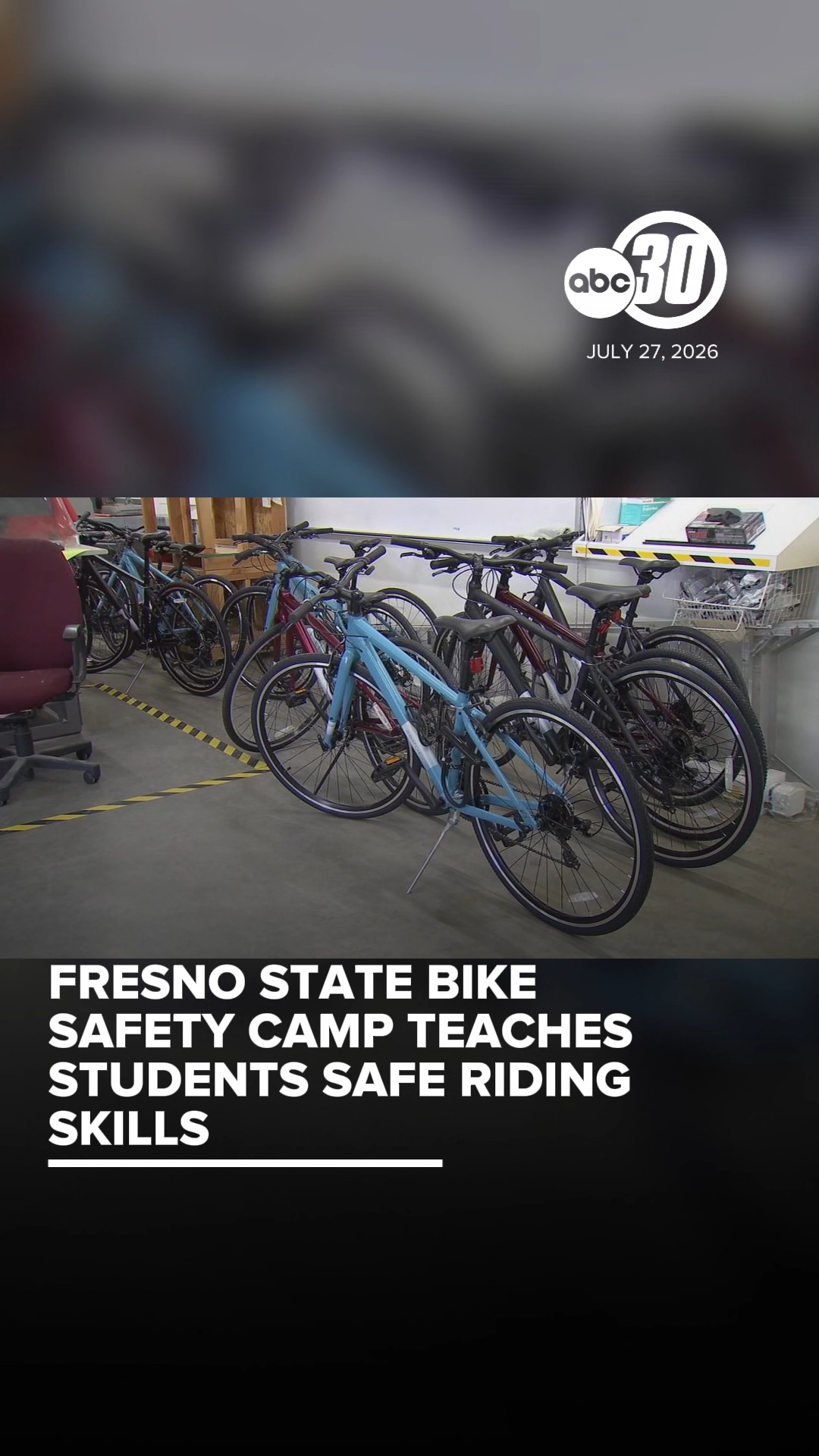 Fresno State bike safety camp teaches students safe riding skills