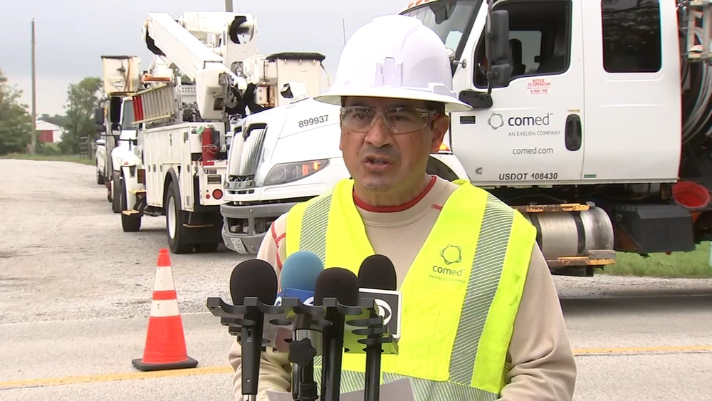 ComEd provides power outage update after severe storms