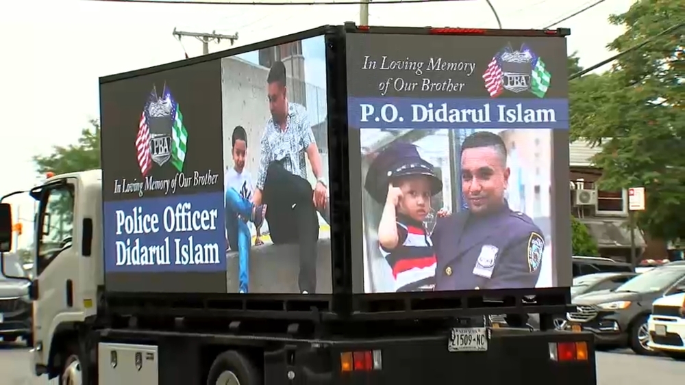 Memorial service held for NYPD detective killed in Midtwon office mass shooting