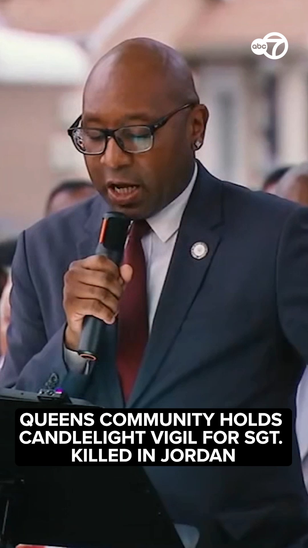 Queens community holds candlelight vigil for Sgt. killed in Jordan