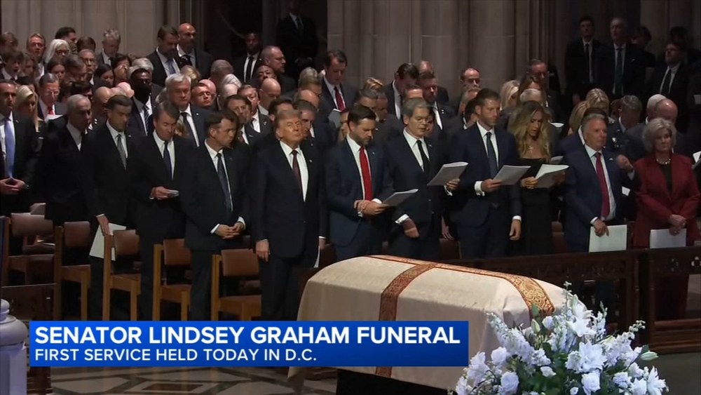 Late Sen. Lindsey Graham remembered at Washington funeral service