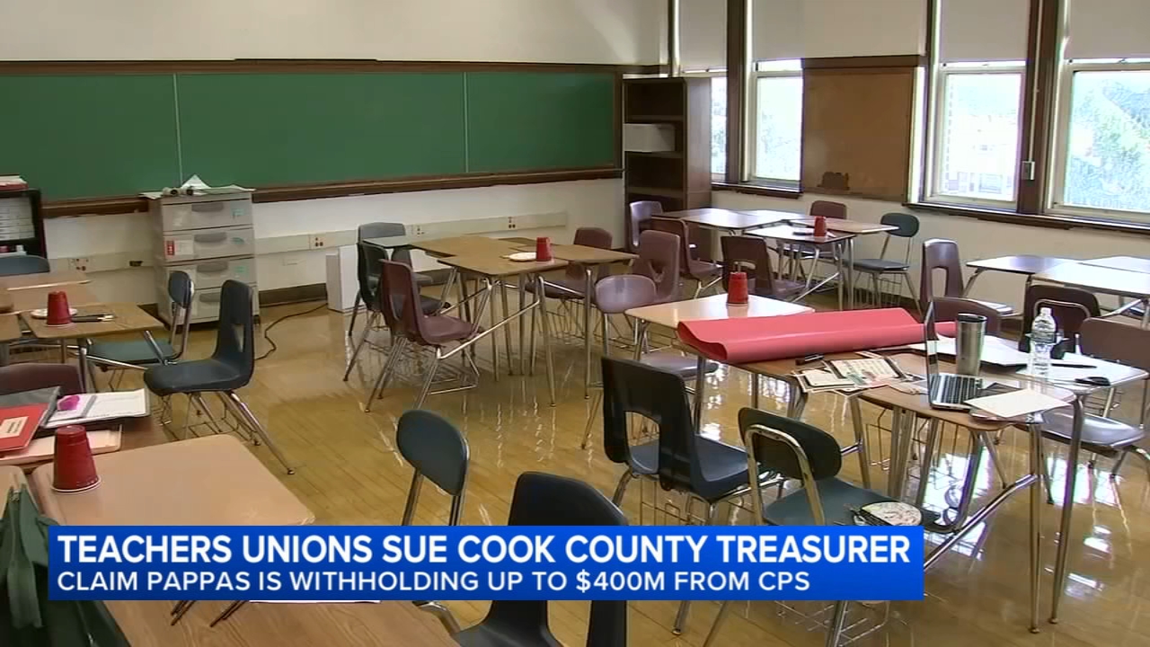 Teachers unions sue Cook Co. treasurer over school tax distributions