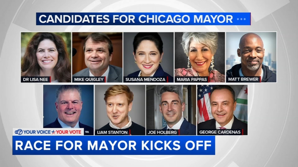 Chicago mayoral election hopefuls begin petition drive