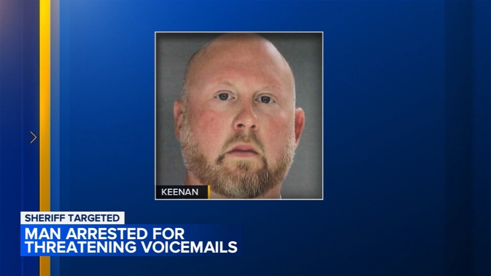 Man accused of leaving threatening voicemails for Delco sheriff