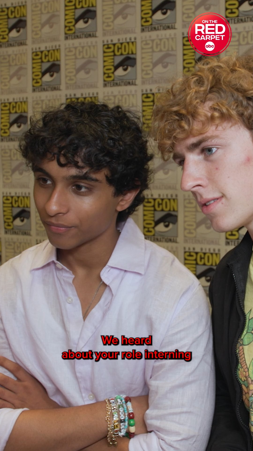 Walker Scobell, Aryan Simhadri want to intern in 'Percy' camera dept!