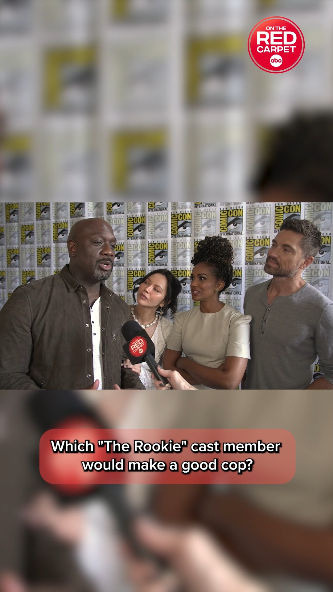 Which "The Rookie" cast member would make a good cop?