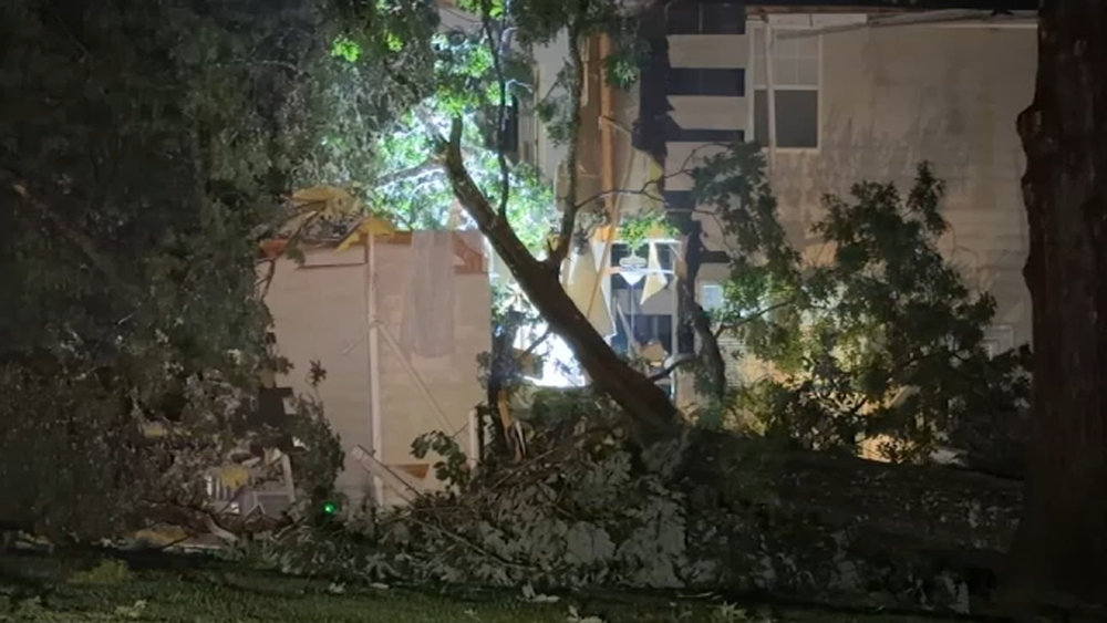 Trees fall on houses, power outages as storm passes through central NC