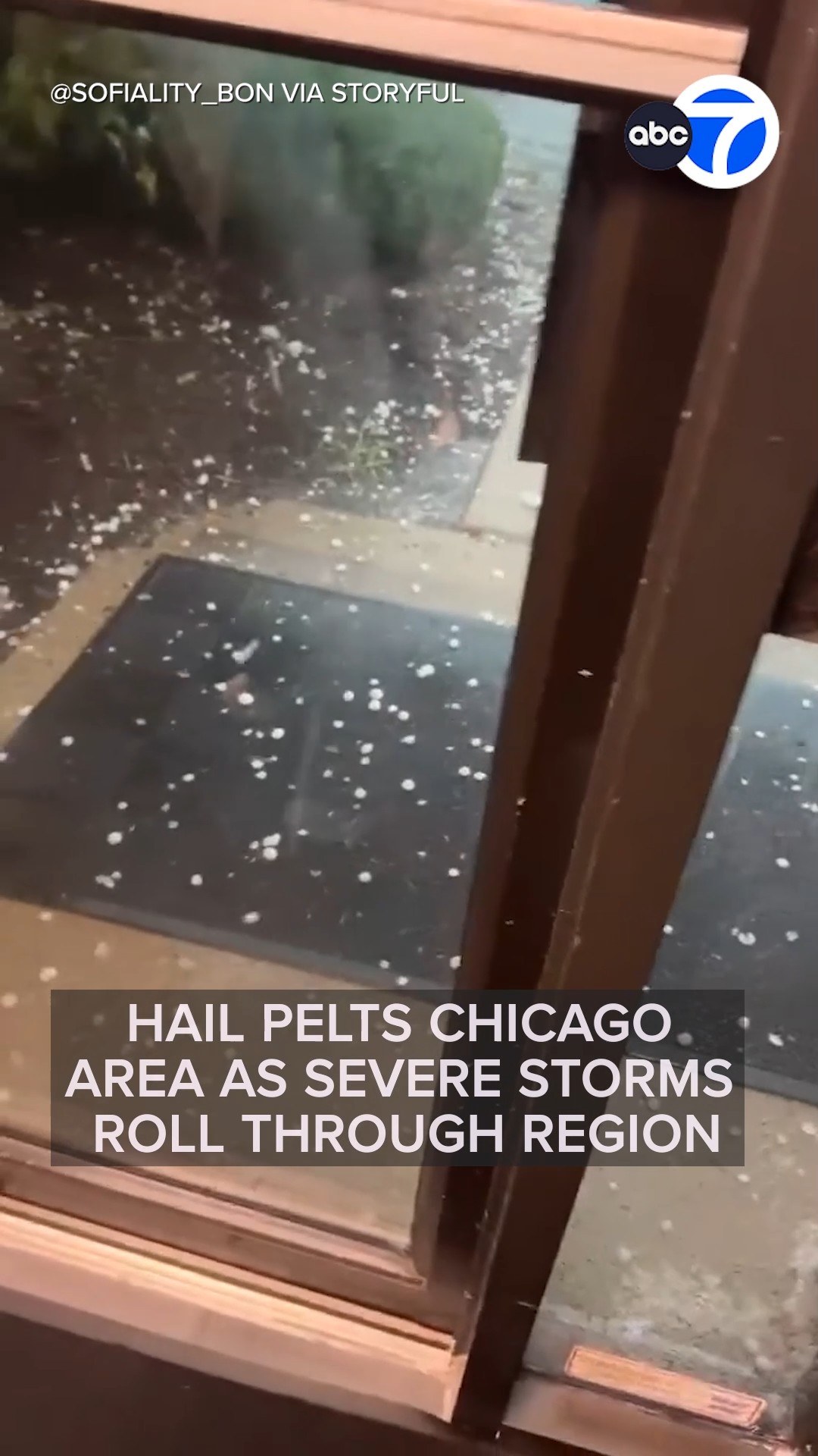 Hail pelts Chicago Area as severe storms roll through region