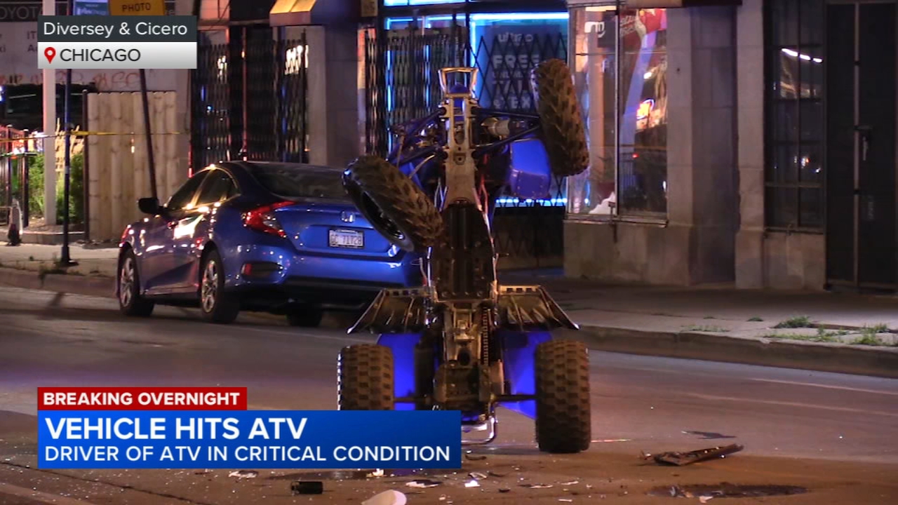 2 injured, 1 critically, in ATV crash on NW Side