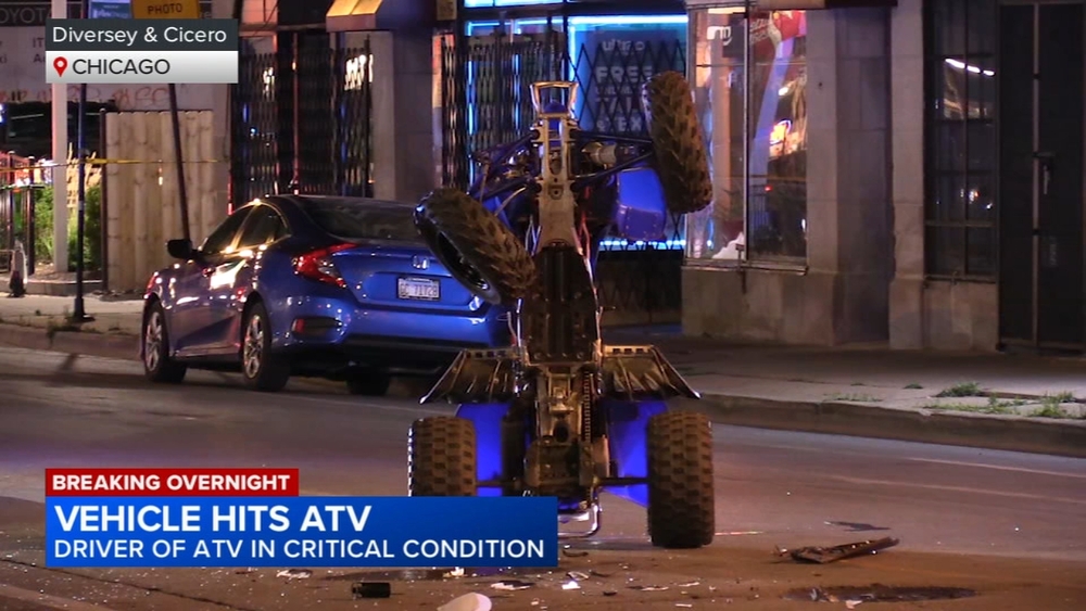2 injured, 1 critically, in ATV crash on NW Side
