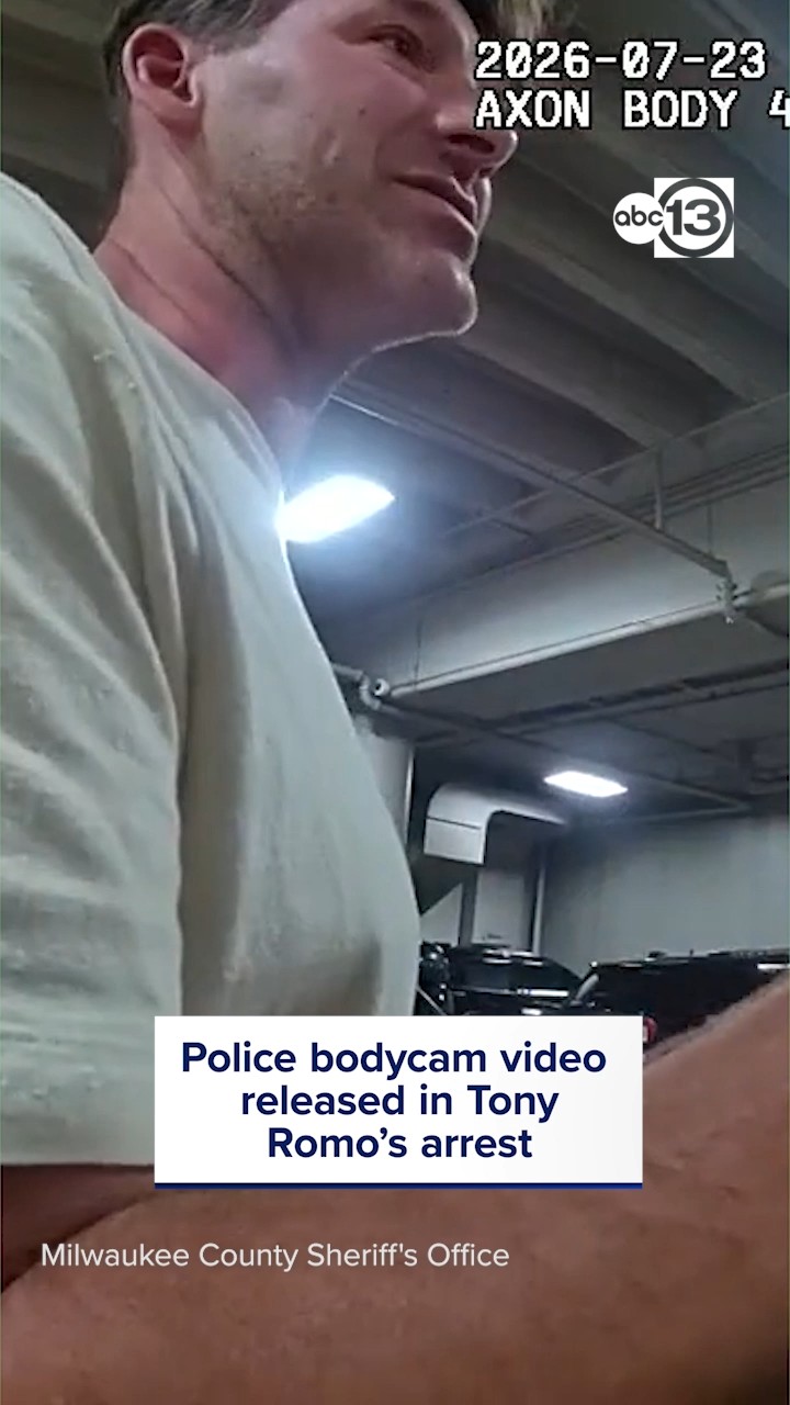 Body camera footage has been released from Tony Romo’s arrest