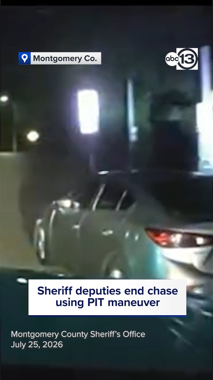Montgomery County deputies arrested 2 people after ending a pursuit