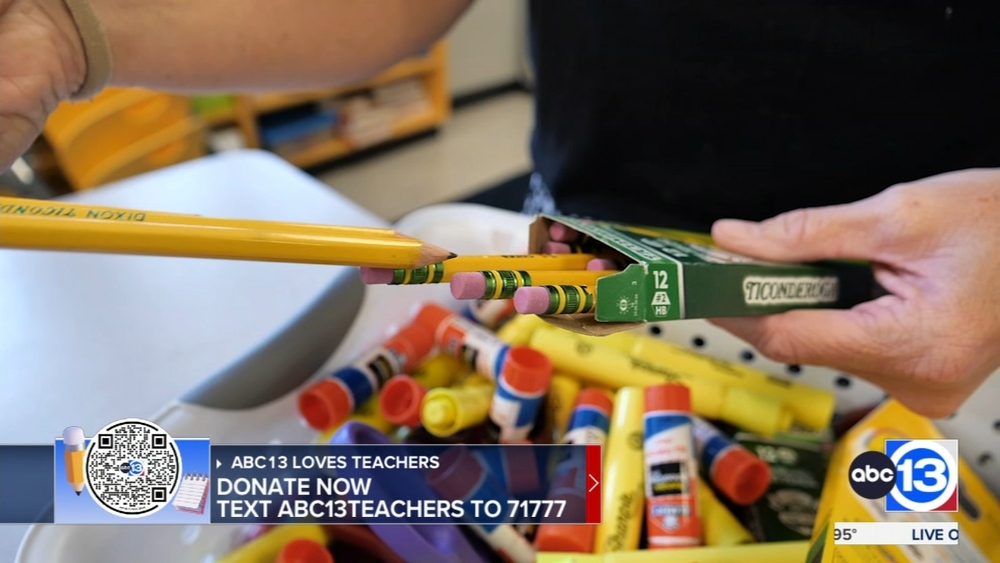 Here's how the Houston Food Bank helps teachers with school supplies