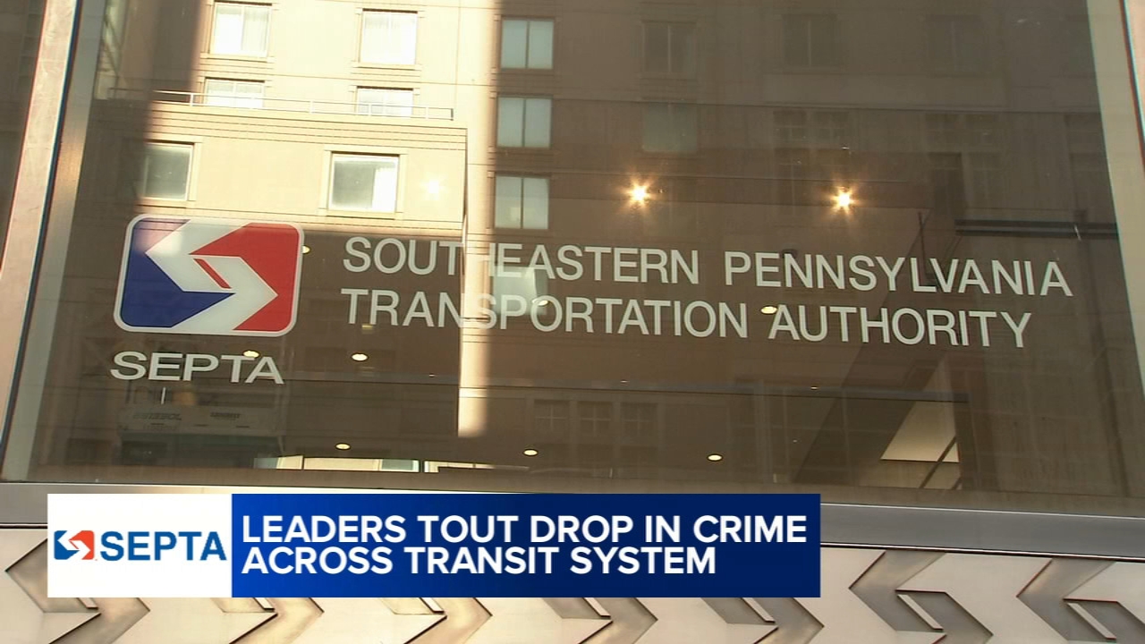 SEPTA highlights dramatic drop in crime on transit